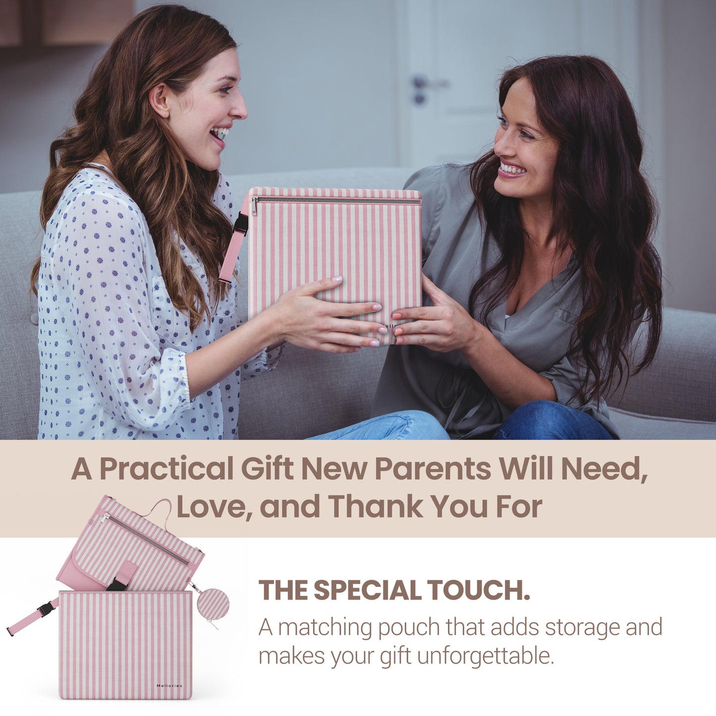 Portable Diaper Changing Pad - Pink