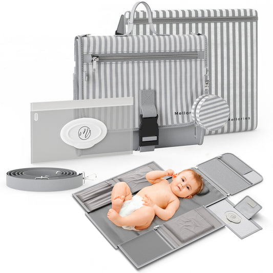Portable Diaper Changing Pad - Gray