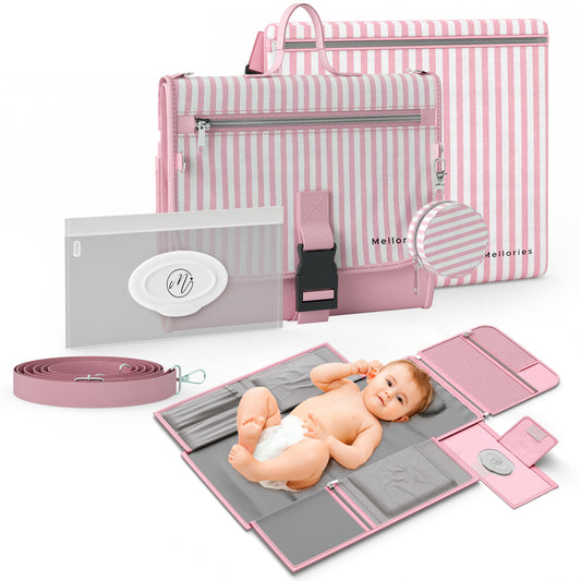 Portable Diaper Changing Pad - Pink
