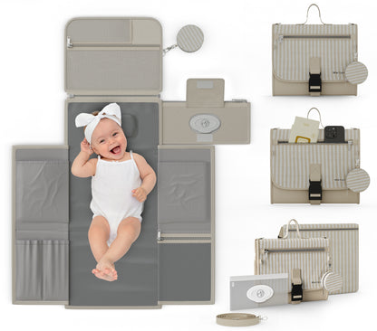 Portable Diaper Changing Pad - Beige